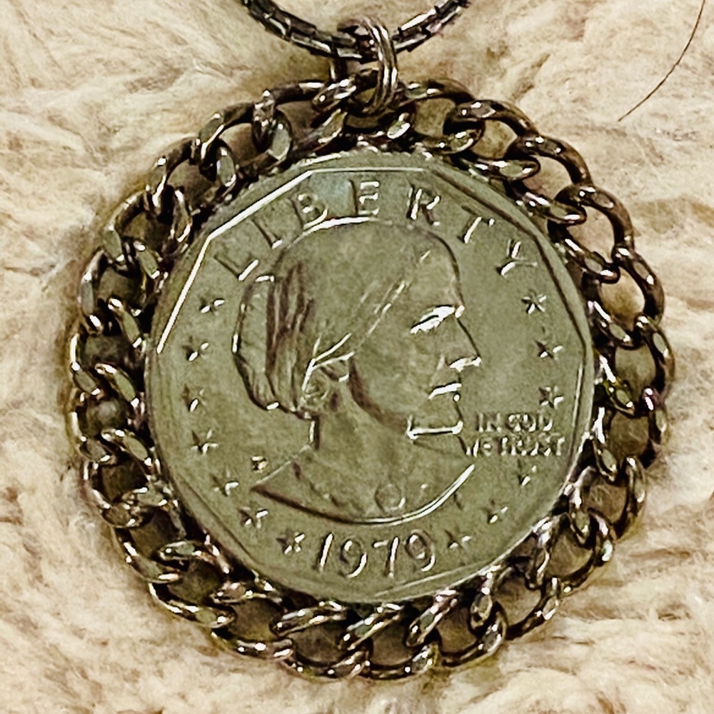 1979 Susan B. Anthony Liberty Dollar Necklace